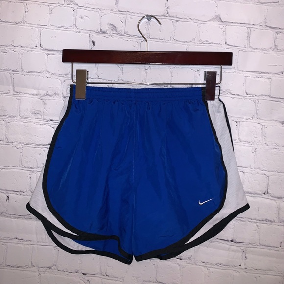 Nike Pants - Nike Dri Fit Blue & White athletic shorts size S